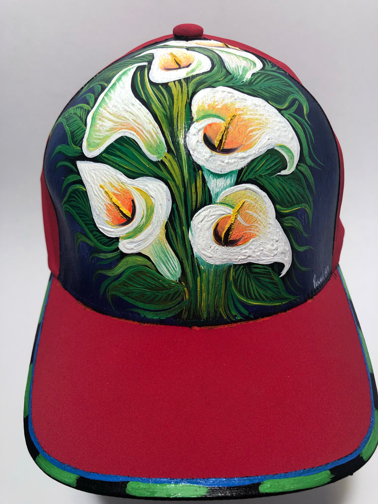 Tulip painted hat