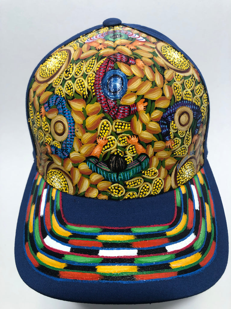 Maize (corn) painted hat